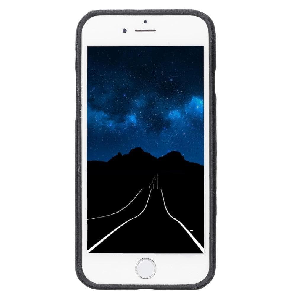 Apple iPhone 7 Series Leather Ultra Cover iPhone 7 / Rustic Black Bouletta