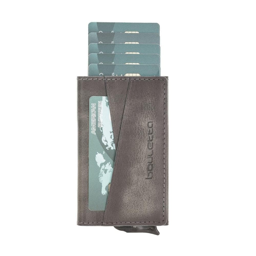 Austin Leather Mechanical Card Holder Bouletta