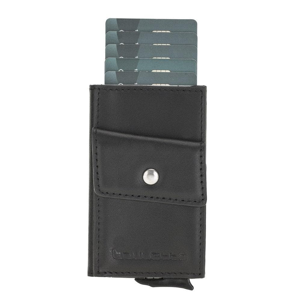 Austin Leather Mechanical Coin Card Holder Bouletta