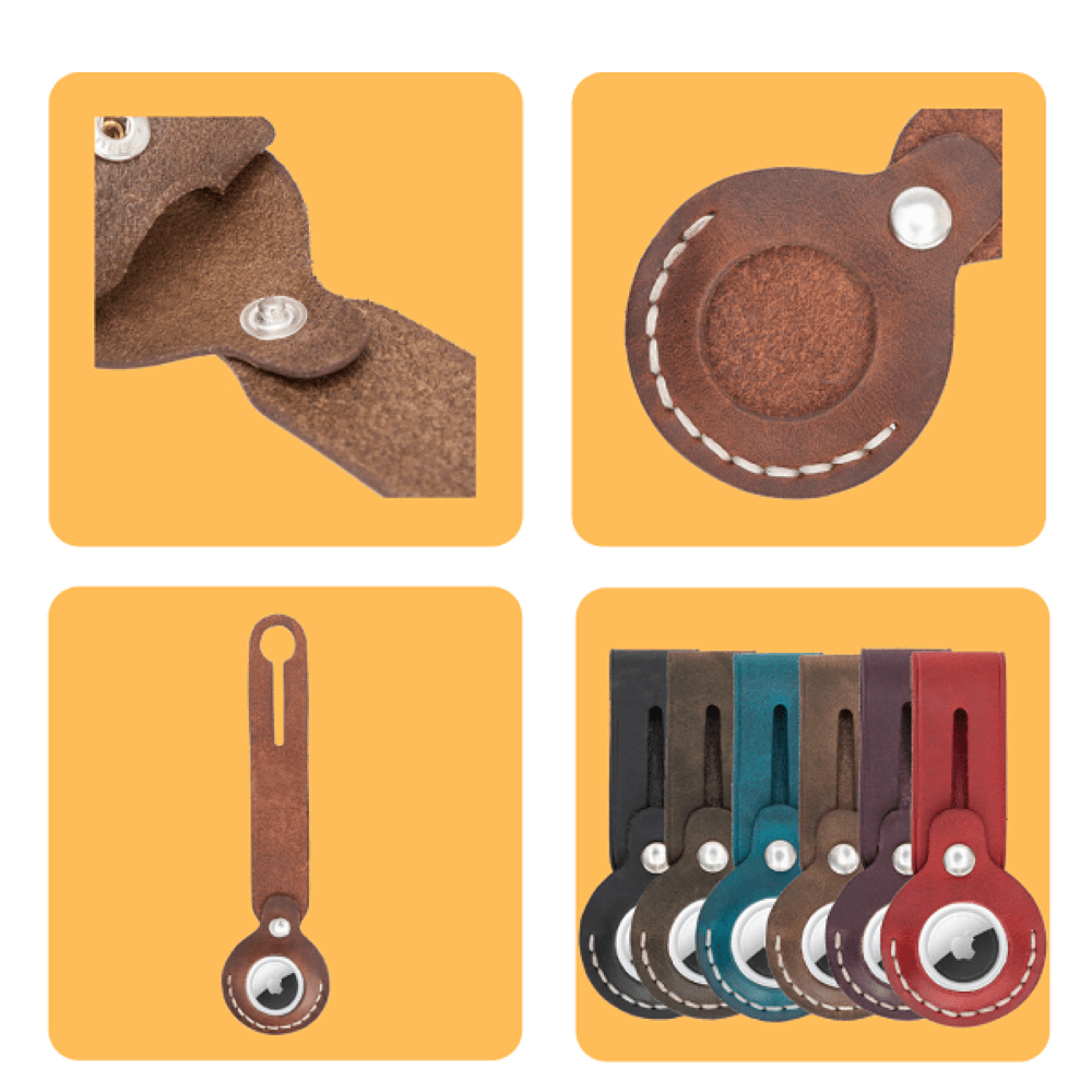 B2B - Beta Leather Keyring for Apple AirTag Bouletta B2B