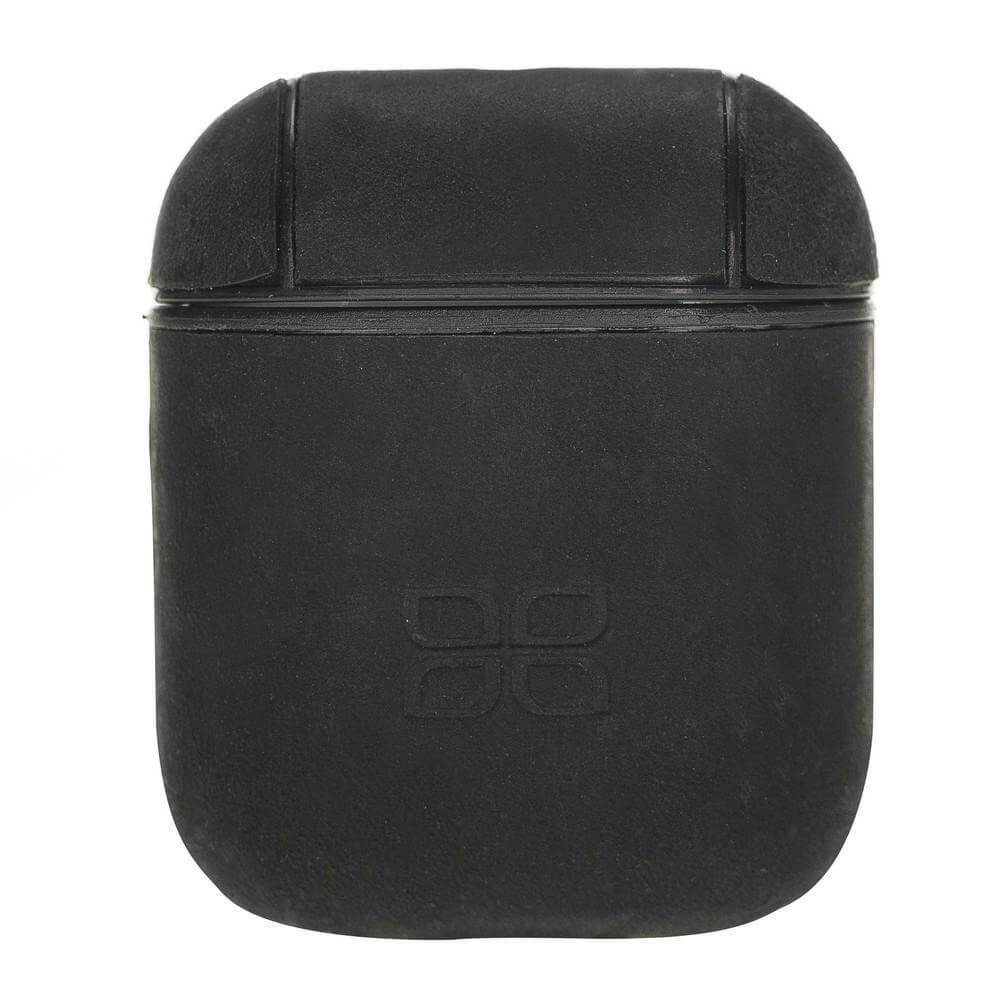 AirPods Ledertasche - Antik Schwarz