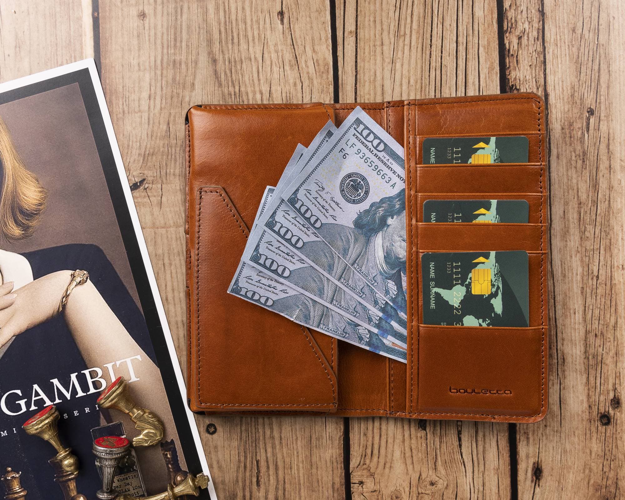 Calvina Leather Wallet Bouletta Shop