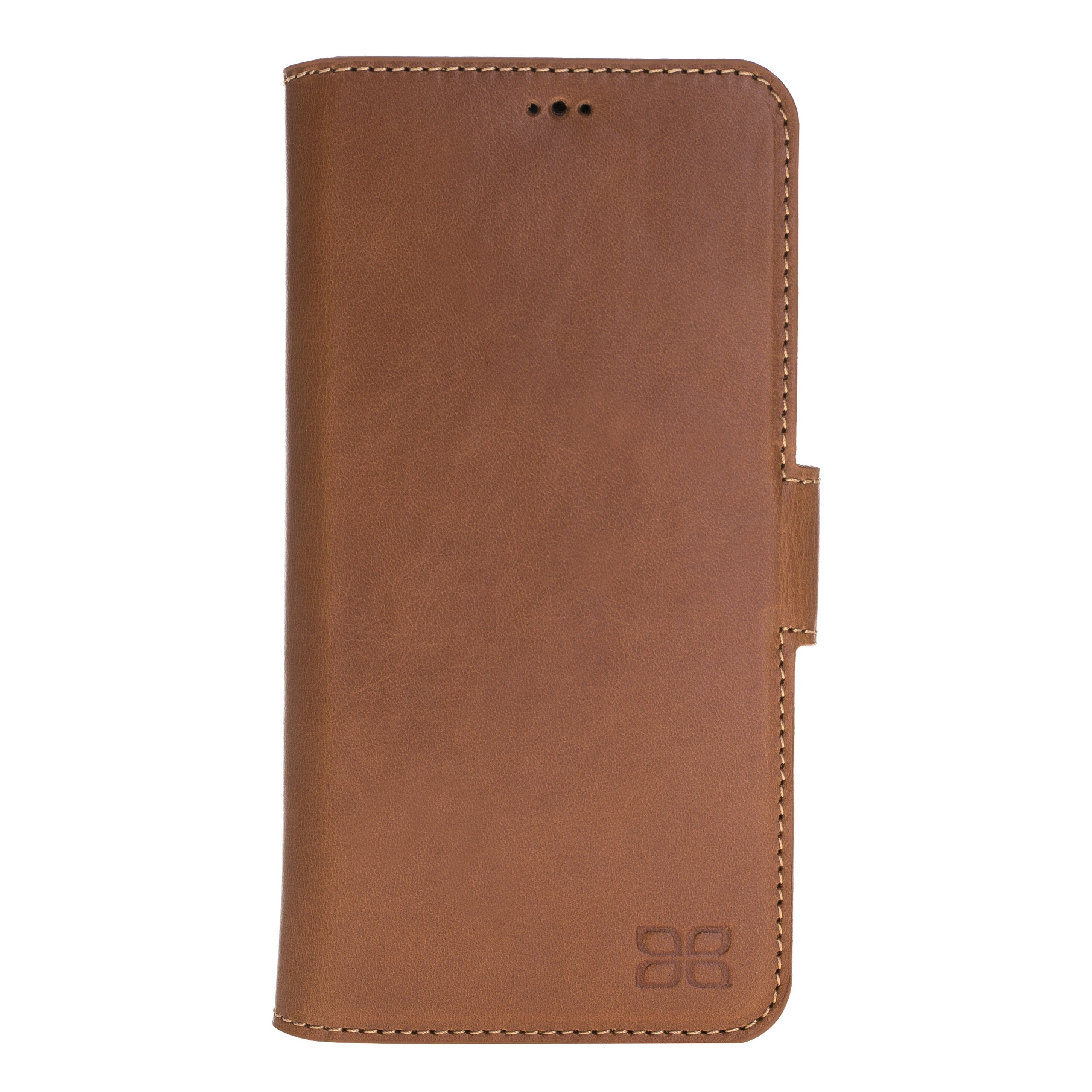 Geldbörse Ledertasche New Edition mit ID - Slot für Samsung Galaxy S9 - Rustic Tan