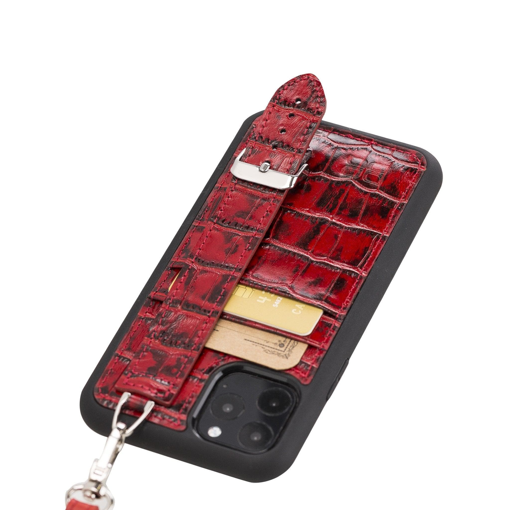 Flexible Leather Back Cover with Hand Strap for iPhone X Series Bouletta LTD