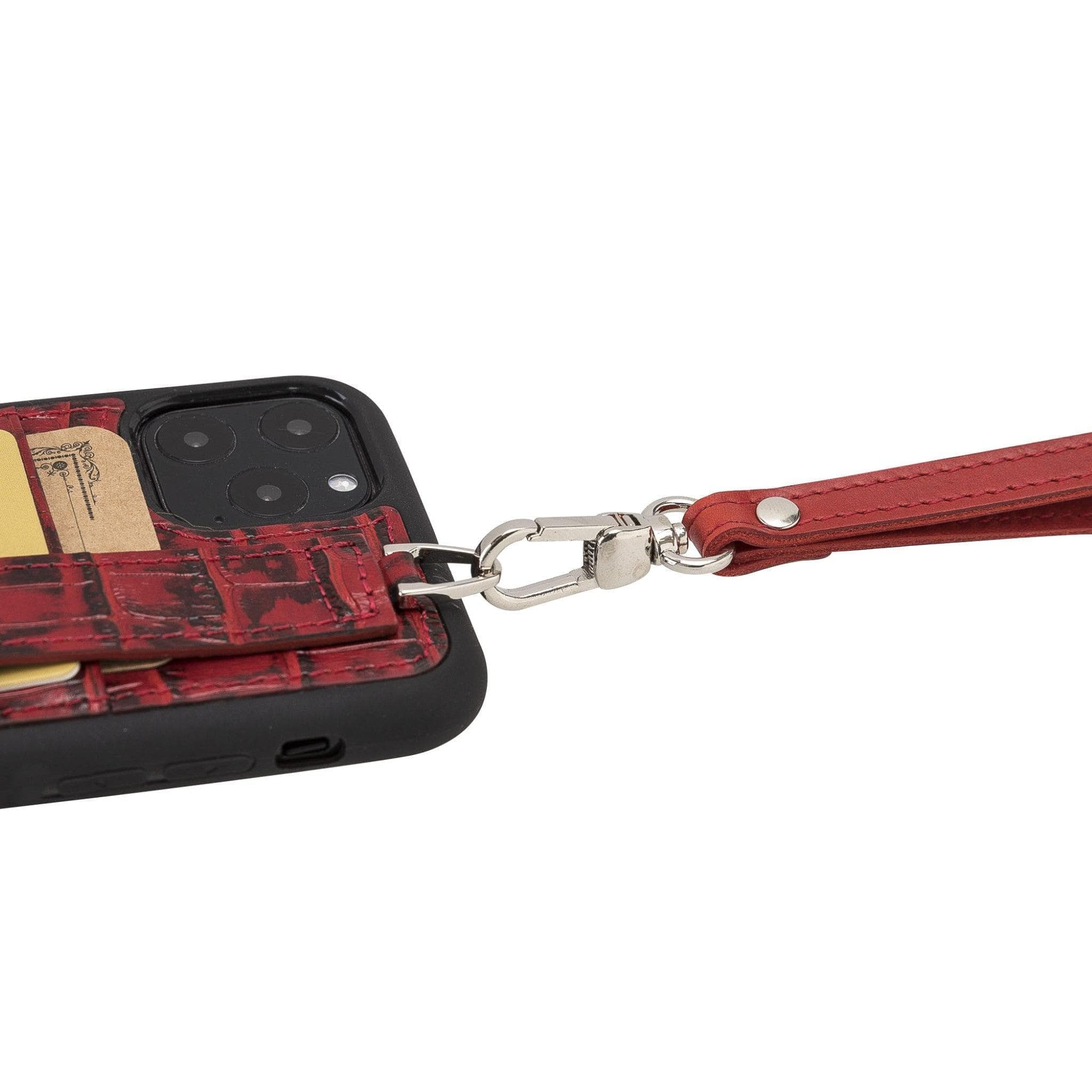 Flexible Leather Back Cover with Hand Strap for iPhone X Series Bouletta LTD