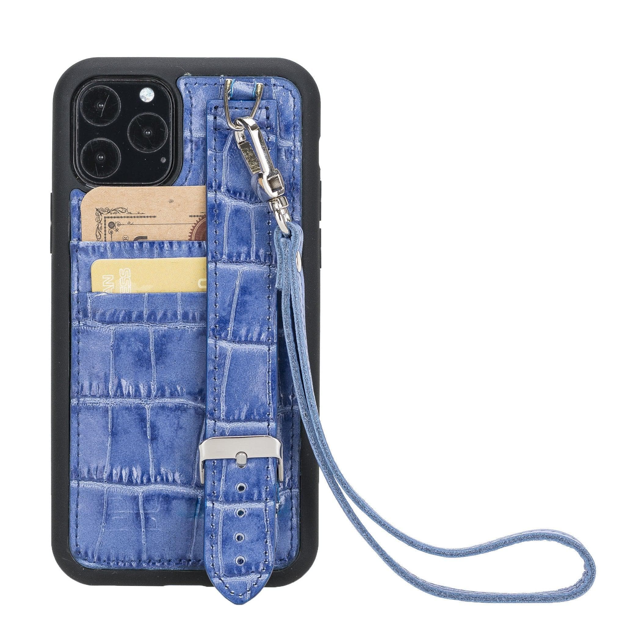 Flexible Leather Back Cover with Hand Strap for iPhone X Series Bouletta LTD