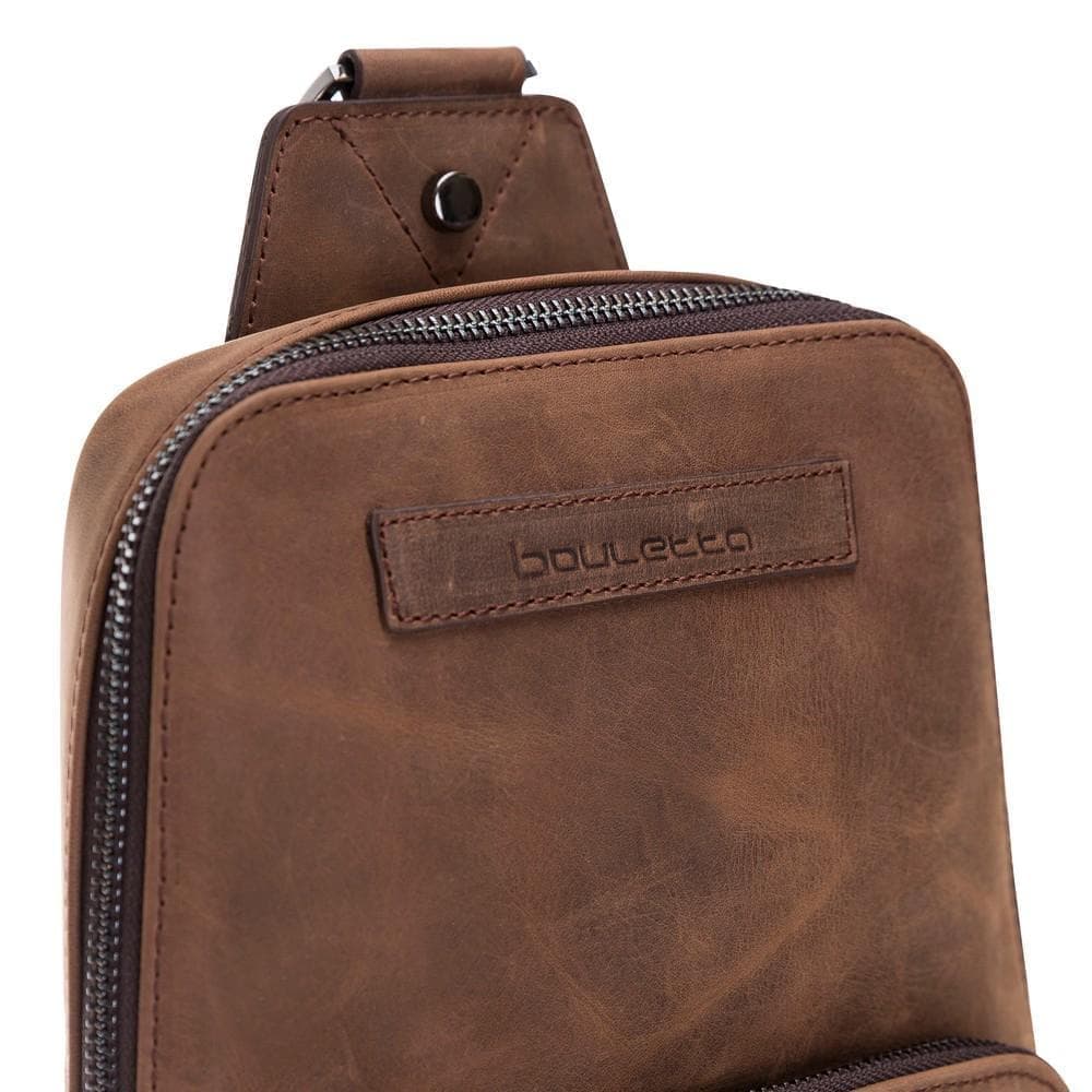 Priene Crossbody Style Genuine Leather Bag for Women's and Men's Bouletta LTD