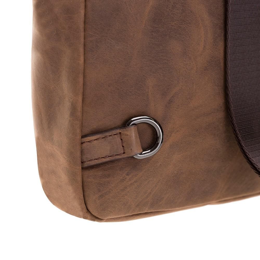 Priene Crossbody Style Genuine Leather Bag for Women's and Men's Bouletta LTD