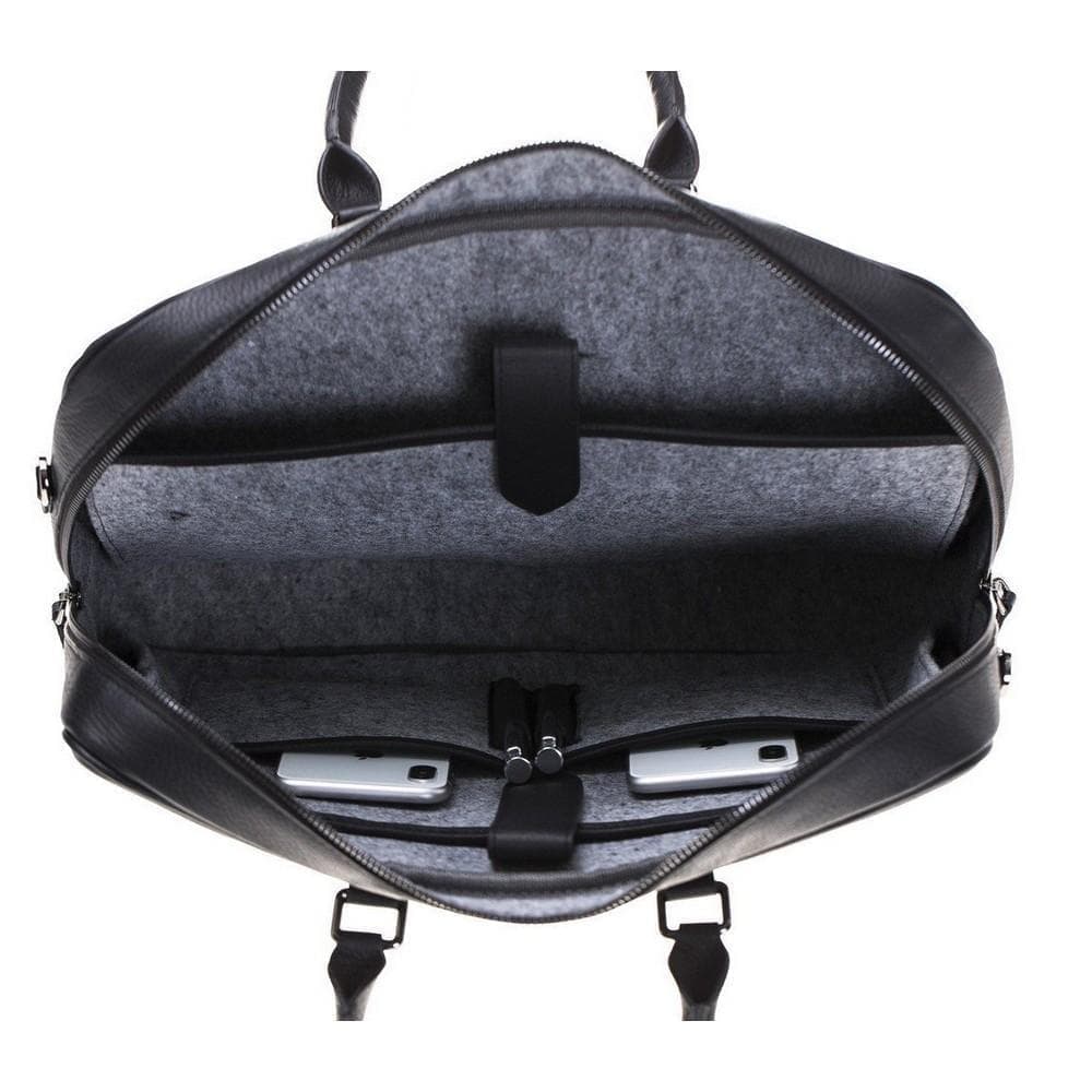 Laptop Sardis Leather Laptop Bag - Floater Black Bouletta Shop