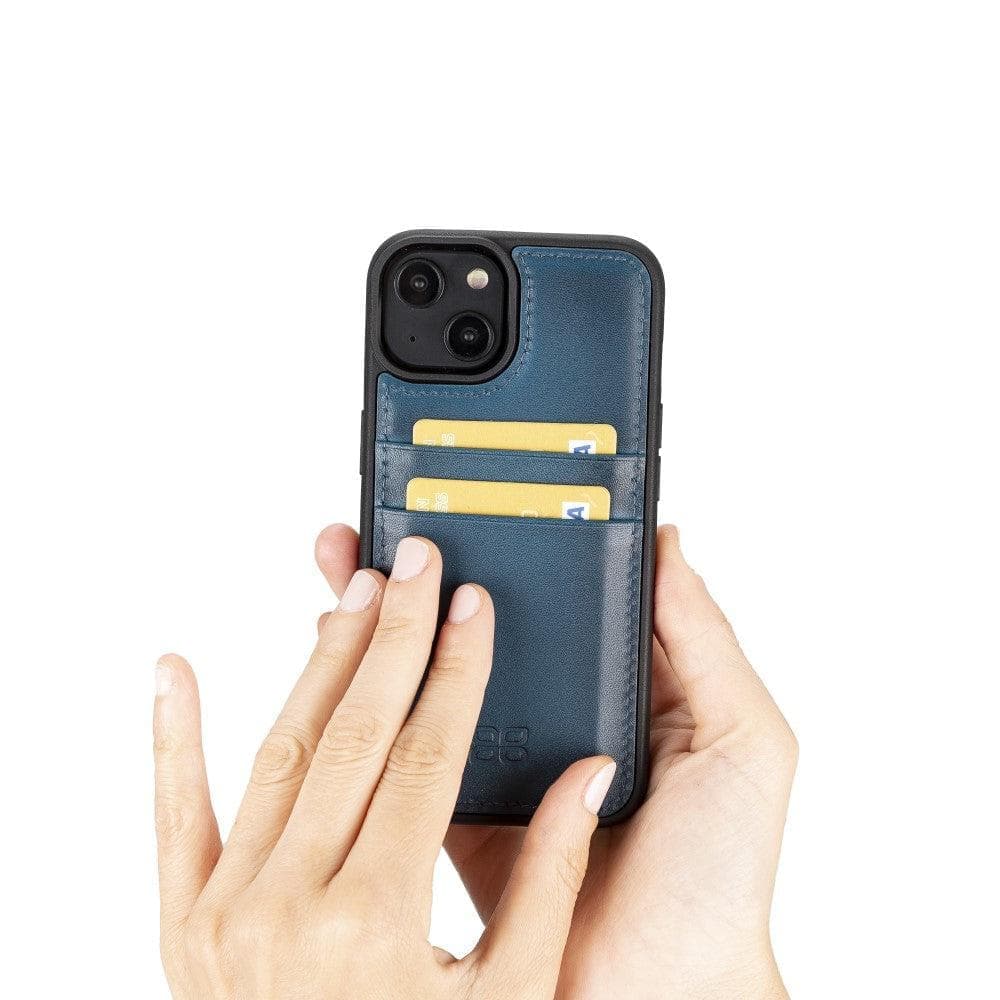 Leather Case for iPhone 15 Series with Card Holder Bouletta LTD