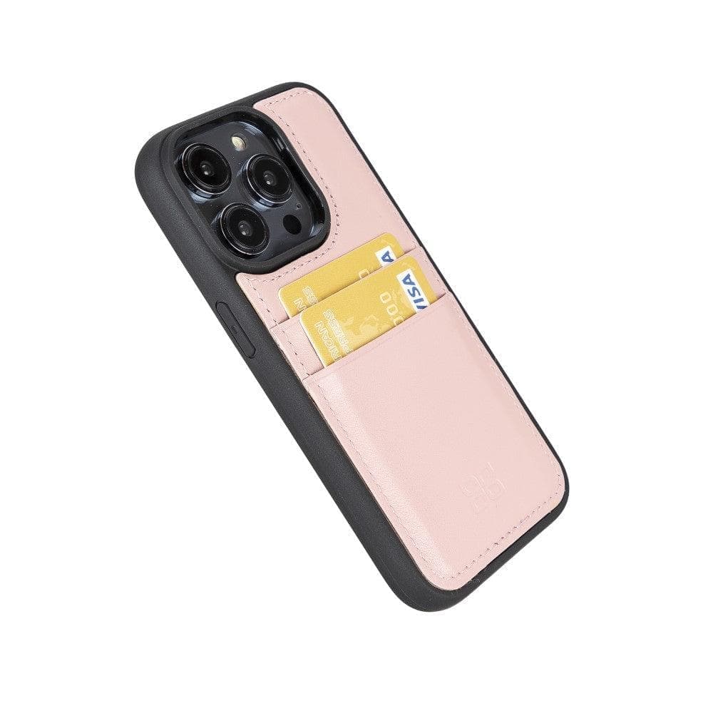 Leather Case for iPhone 15 Series with Card Holder Bouletta LTD