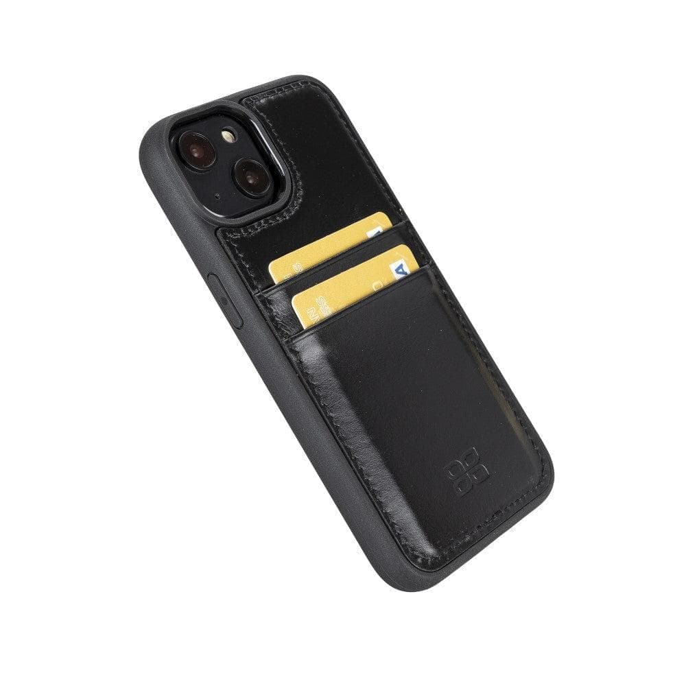 Leather Case for iPhone 15 Series with Card Holder Bouletta LTD