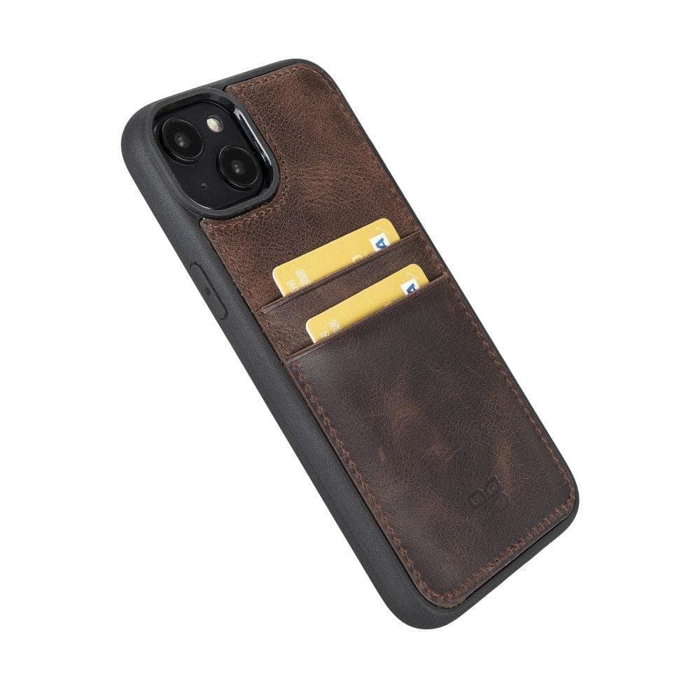 Leather Case for iPhone 15 Series with Card Holder Bouletta LTD