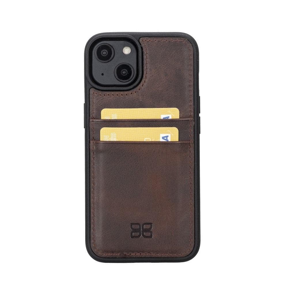 Leather Case for iPhone 15 Series with Card Holder Bouletta LTD