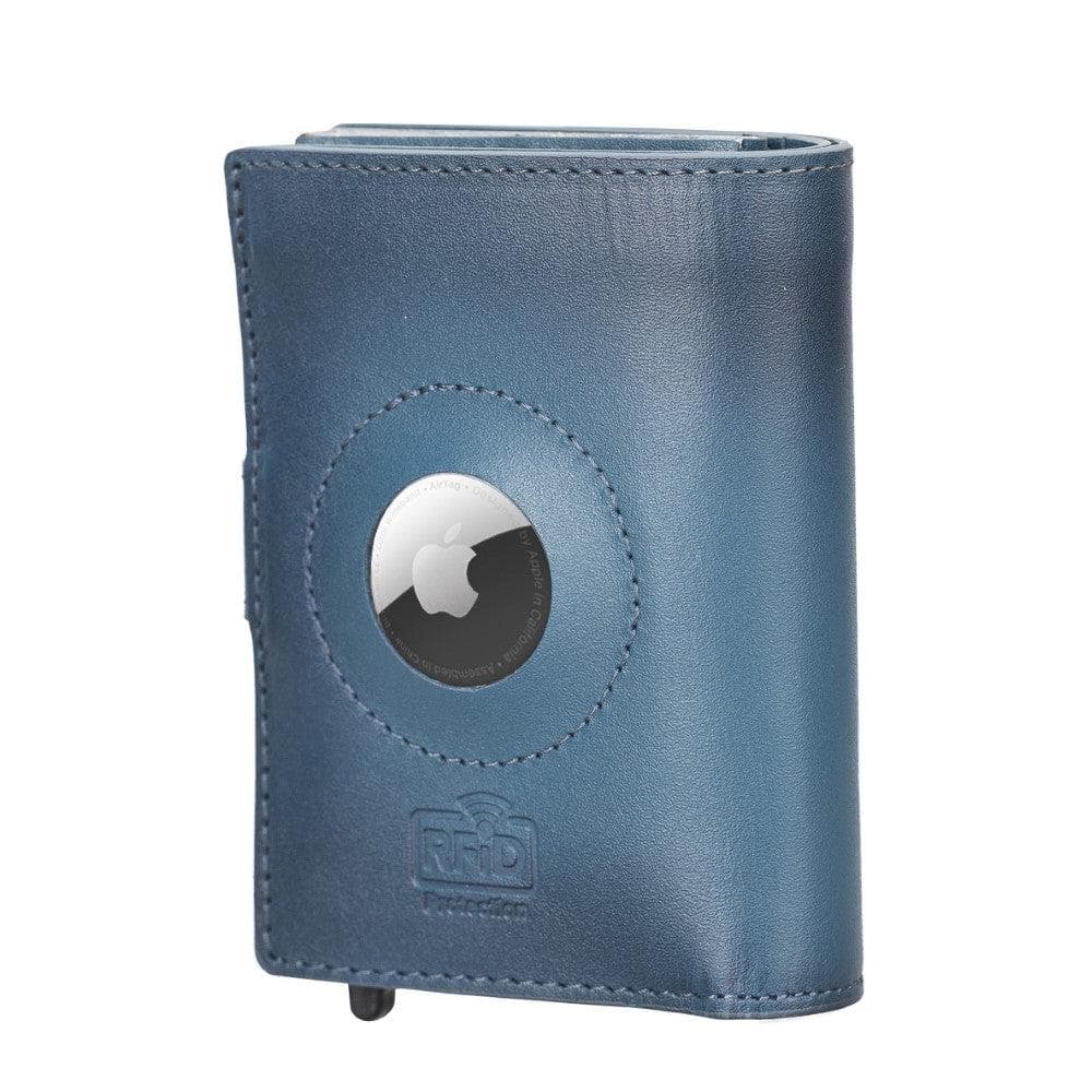 Leather Palertag Zip Mechanical Card Holder Bouletta B2B