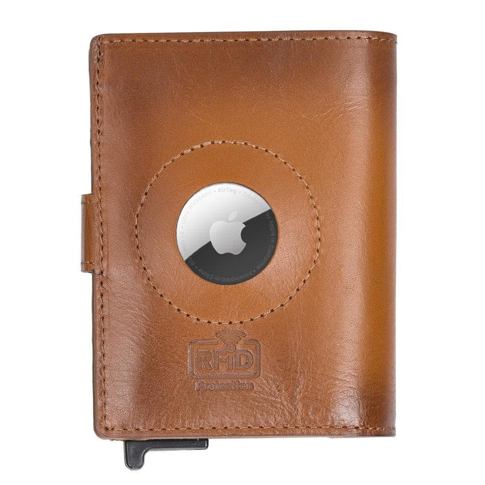 Leather Palertag Zip Mechanical Card Holder Bouletta B2B