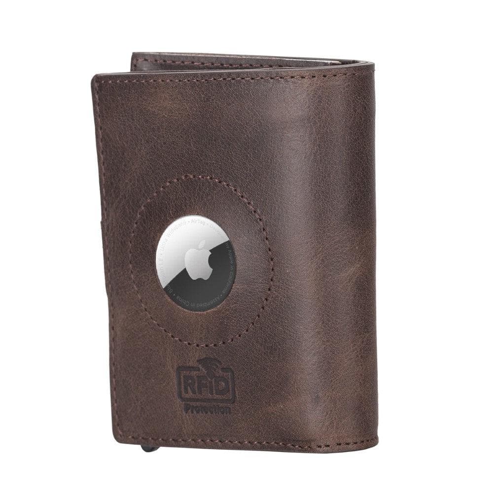 Leather Palertag Zip Mechanical Card Holder Bouletta B2B
