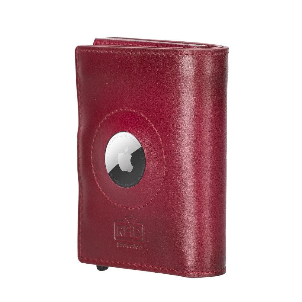 Leather Palertag Zip Mechanical Card Holder Bouletta B2B