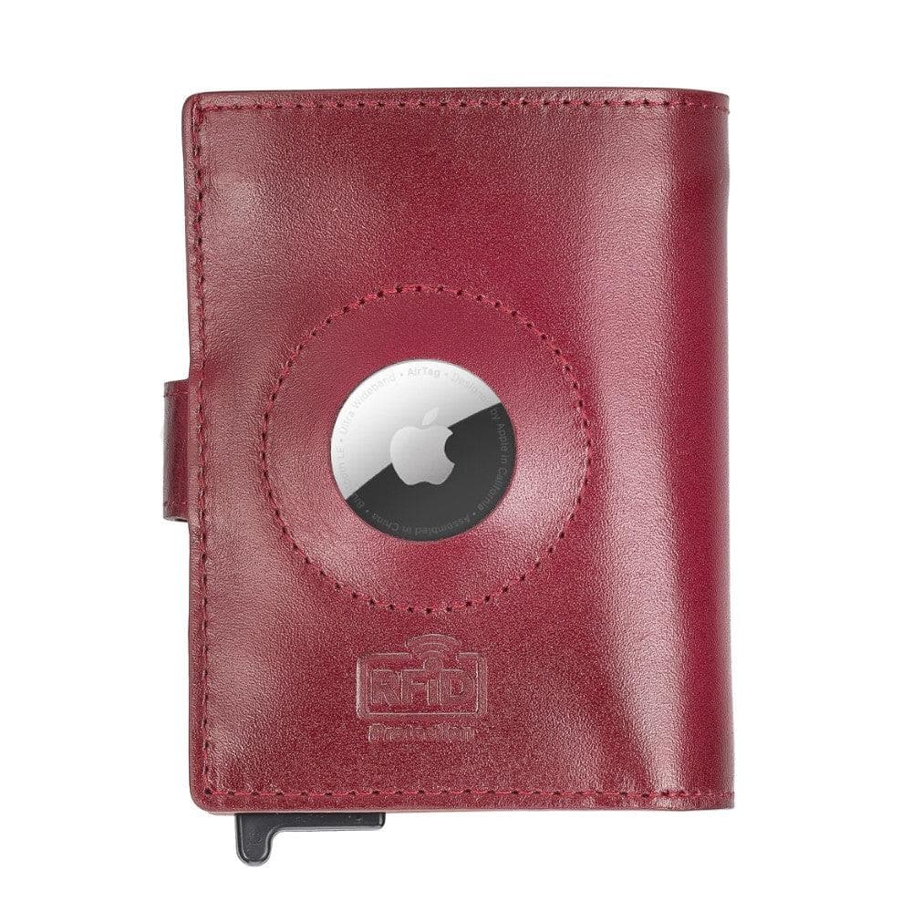 Leather Palertag Zip Mechanical Card Holder Bouletta B2B