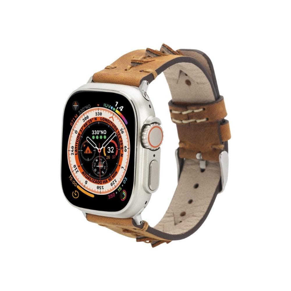 Longleat Apple Watch Leather Straps Antic Tan / Leather Bouletta LTD