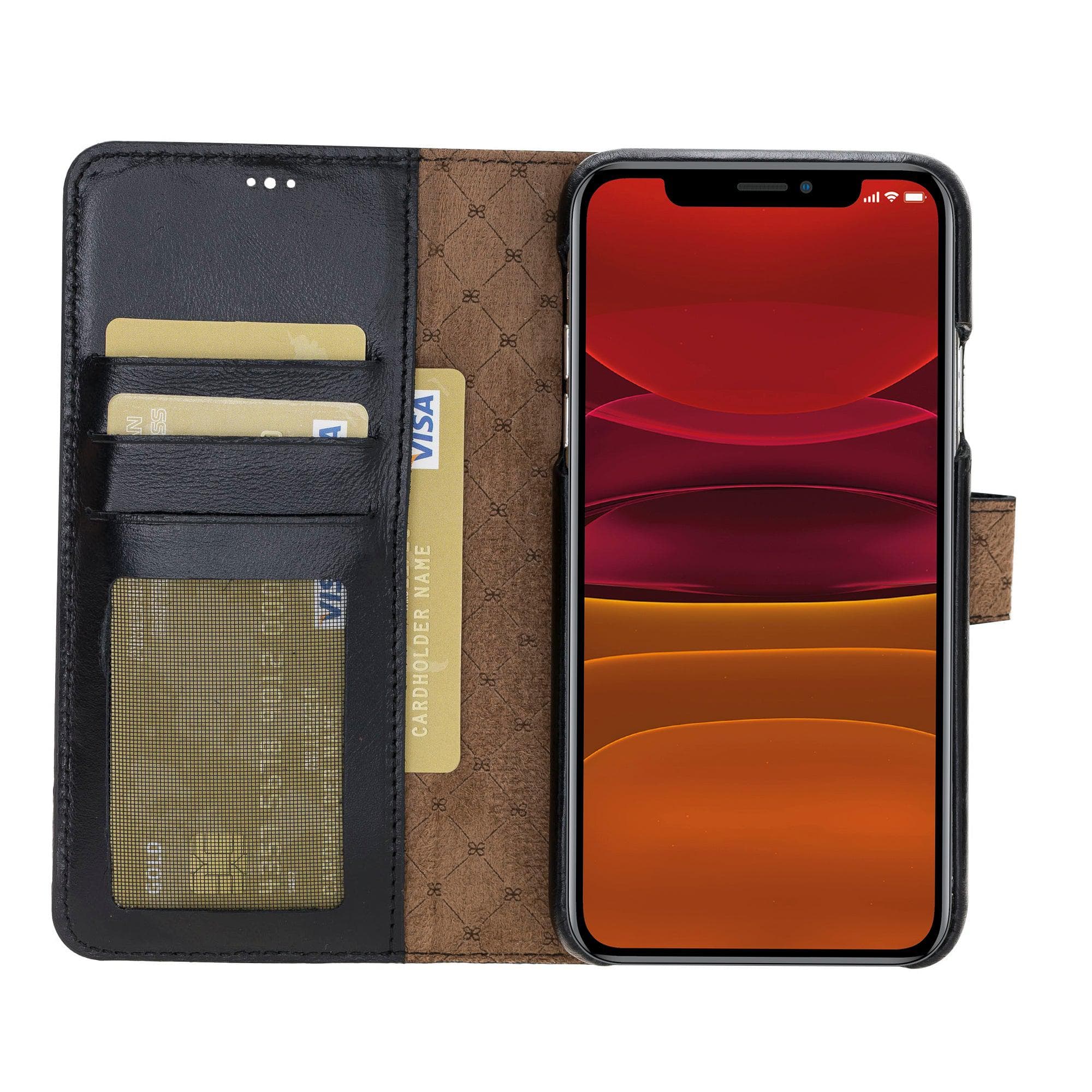 Mobile Phone Cases F360 Magnetic Detachable Leather Wallet Case For Apple iPhone 11 Series Bouletta Shop