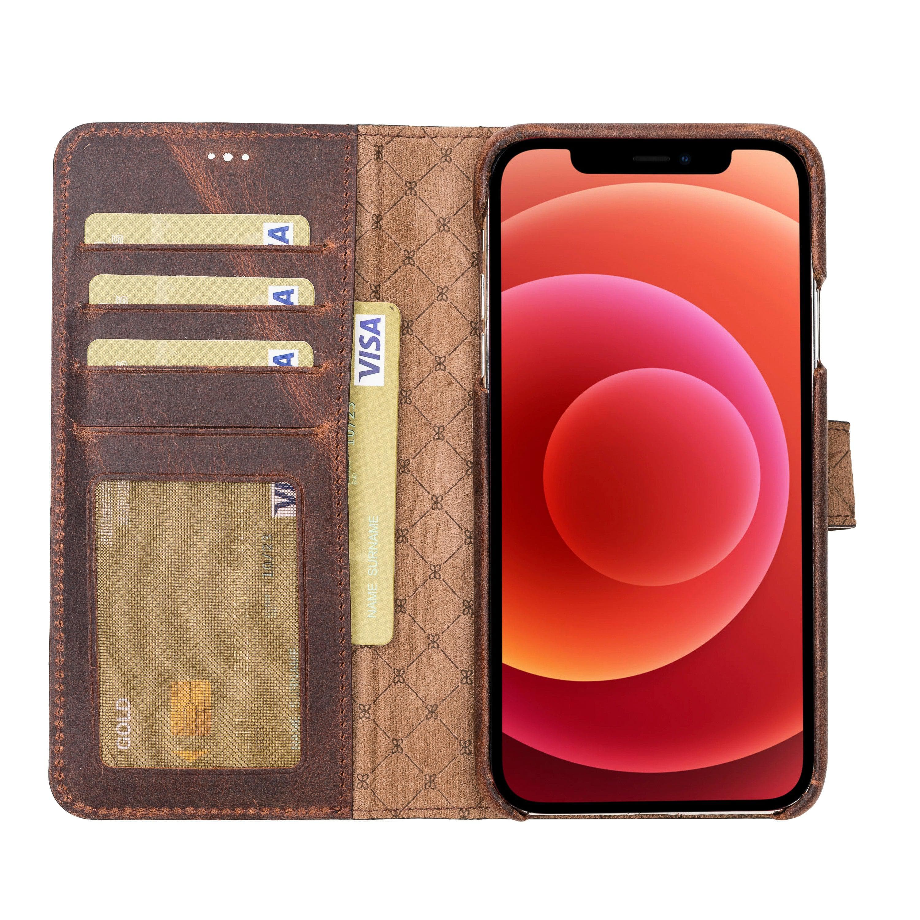 Mobile Phone Cases F360 Magnetic Detachable Leather Wallet Case For Apple iPhone 11 Series Bouletta Shop