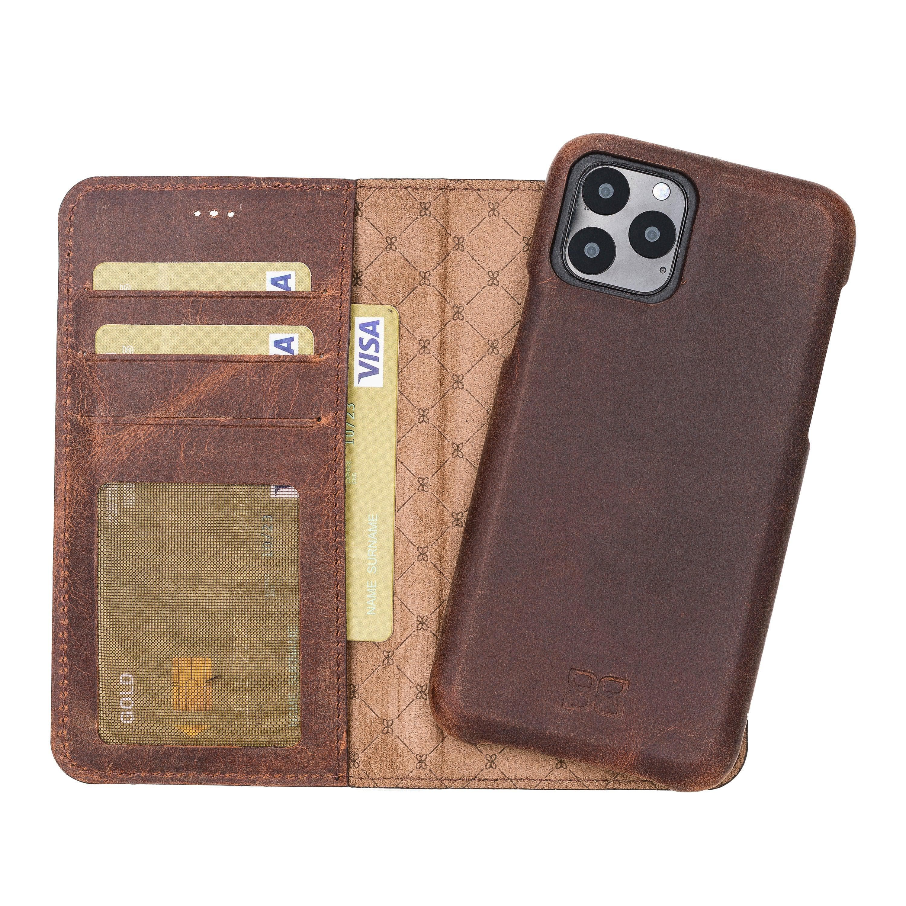 Mobile Phone Cases F360 Magnetic Detachable Leather Wallet Case For Apple iPhone 11 Series Bouletta Shop