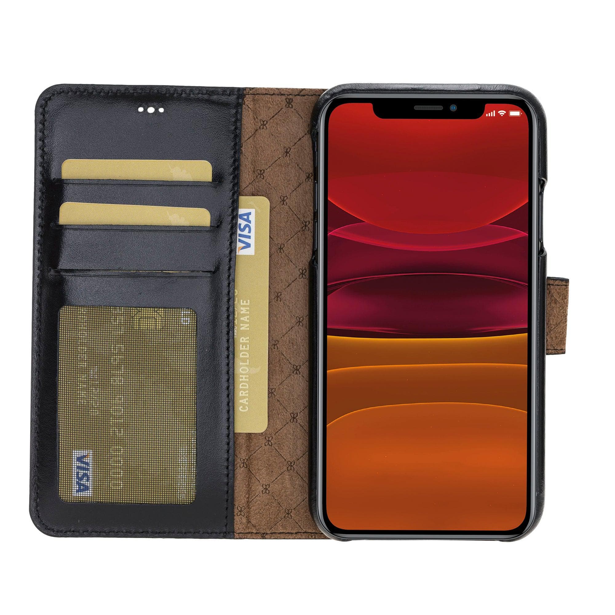 Mobile Phone Cases F360 Magnetic Detachable Leather Wallet Case For Apple iPhone 11 Series Bouletta Shop