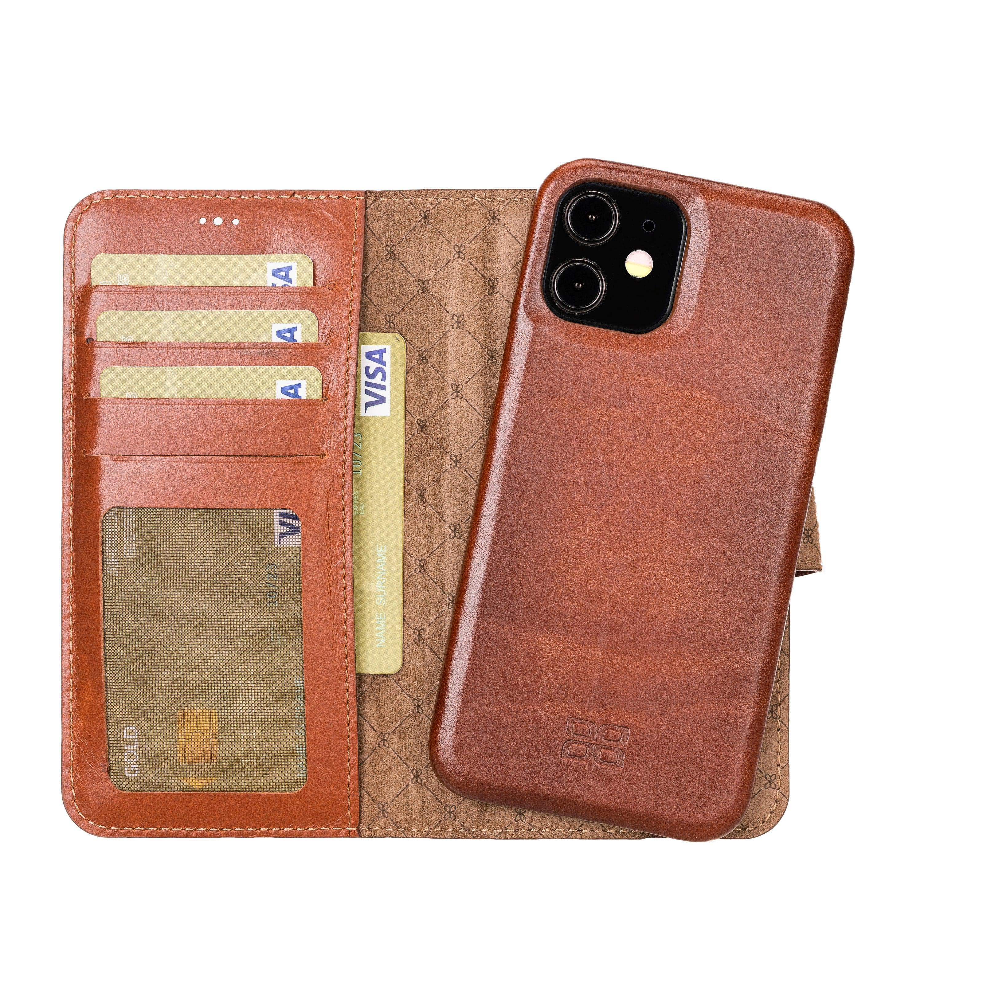 Mobile Phone Cases F360 Magnetic Detachable Leather Wallet Cases for Apple İphone 12 Series Bouletta Shop