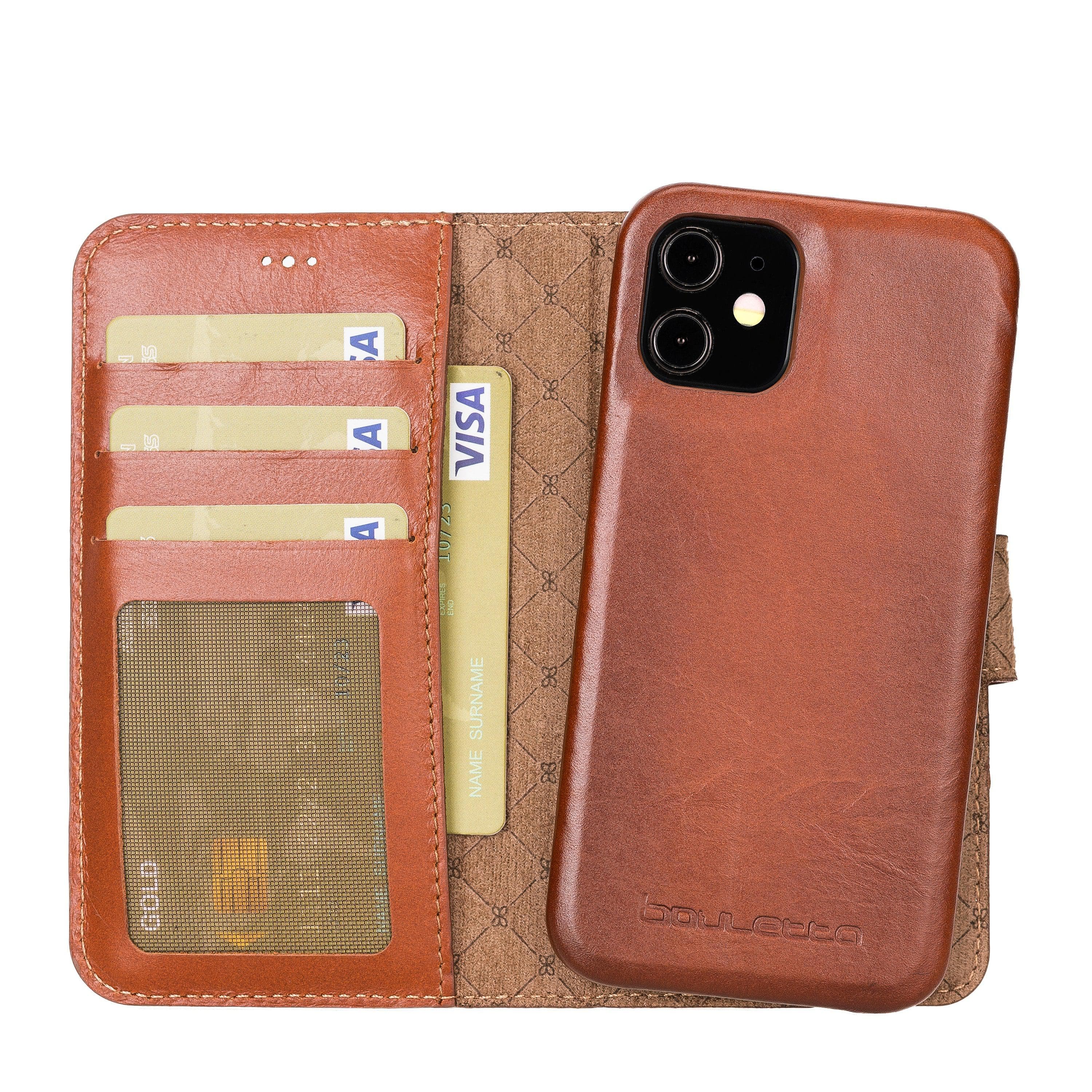 Mobile Phone Cases F360 Magnetic Detachable Leather Wallet Cases for Apple İphone 12 Series Bouletta Shop