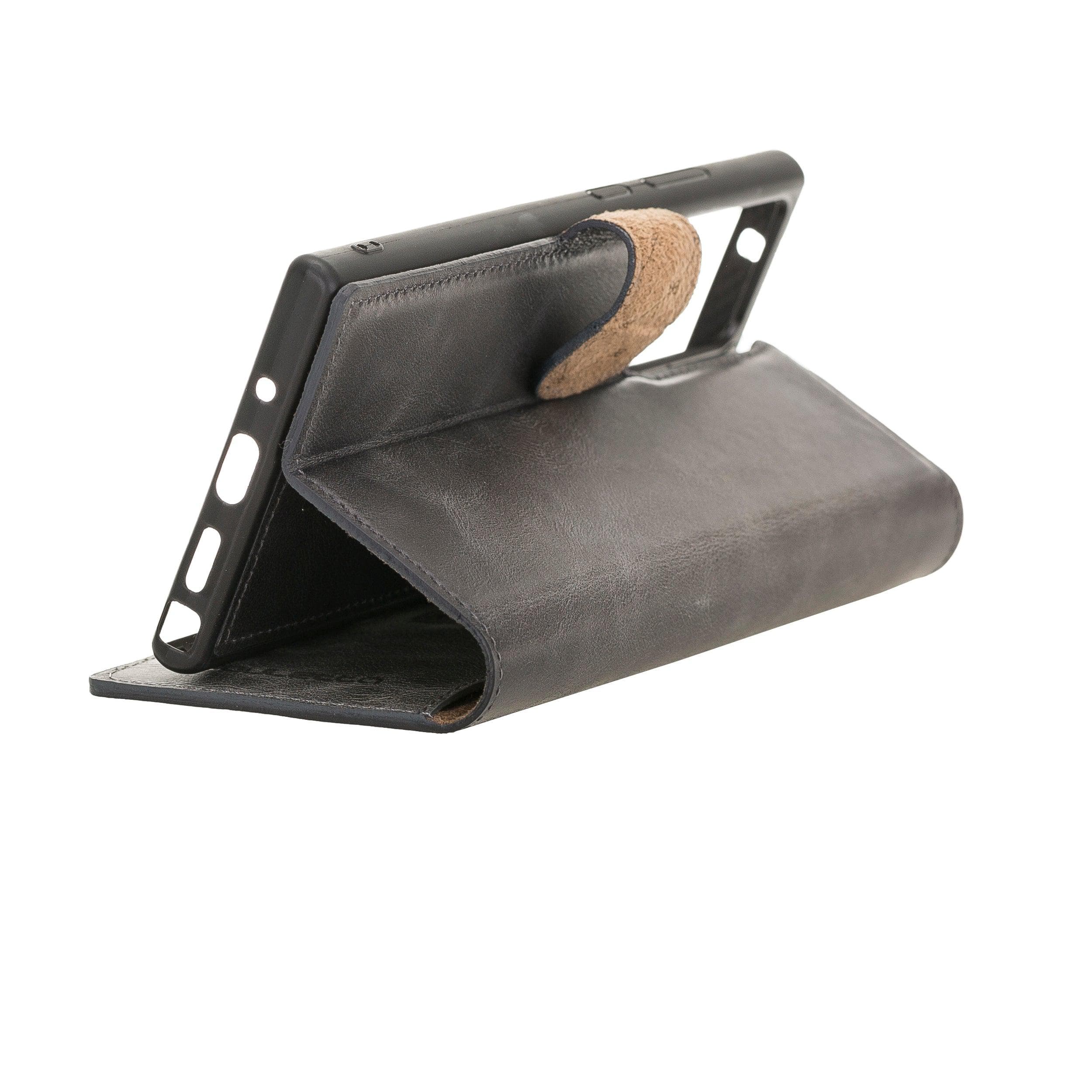 Mobile Phone Cases Magnetic Detachable Zipper Leather Cases for Samsung Note 20 Series Bouletta Shop