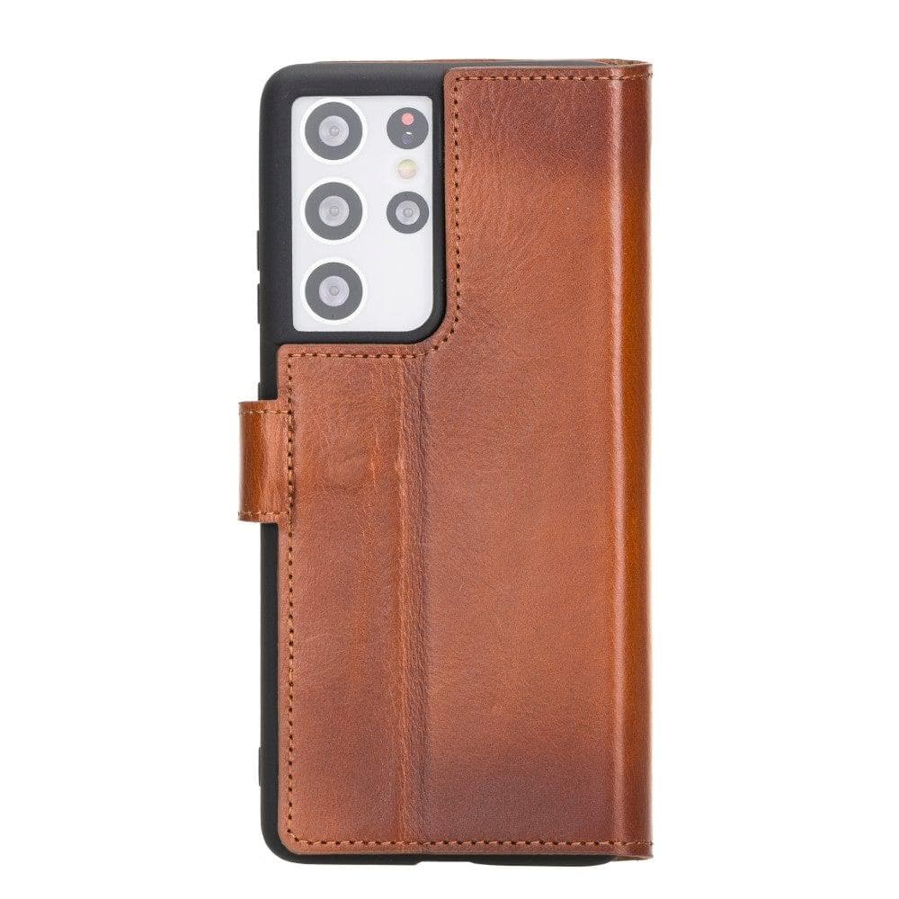 Mobile Phone Cases Non-Detachable Leather Wallet Cases for Samsung Galaxy S21 Series Bouletta Shop