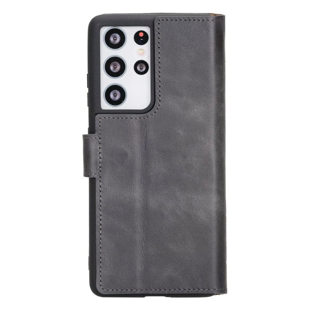 Mobile Phone Cases Non-Detachable Leather Wallet Cases for Samsung Galaxy S21 Series Bouletta Shop