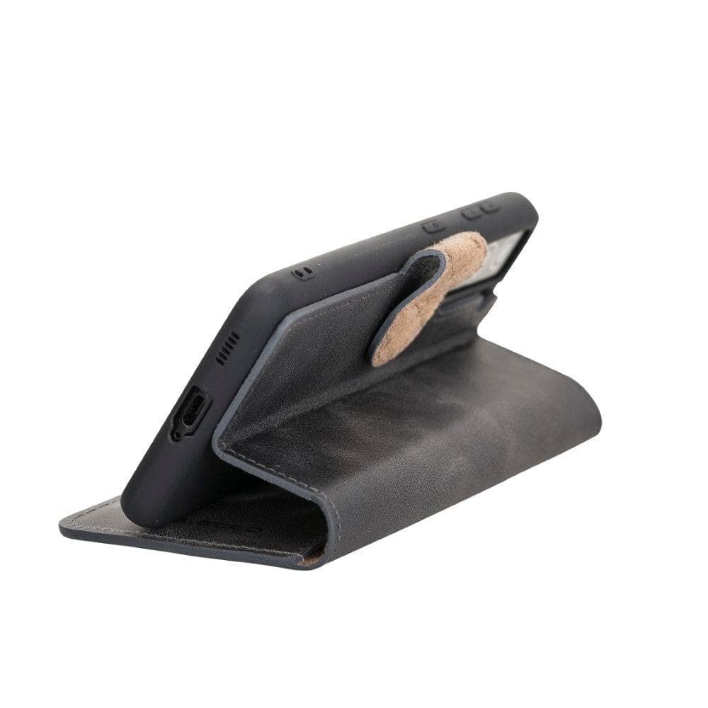 Mobile Phone Cases Non-Detachable Leather Wallet Cases for Samsung Galaxy S21 Series Bouletta Shop