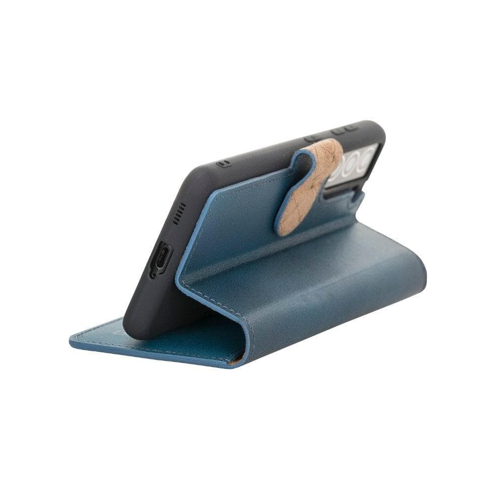 Mobile Phone Cases Non-Detachable Leather Wallet Cases for Samsung Galaxy S21 Series Bouletta Shop