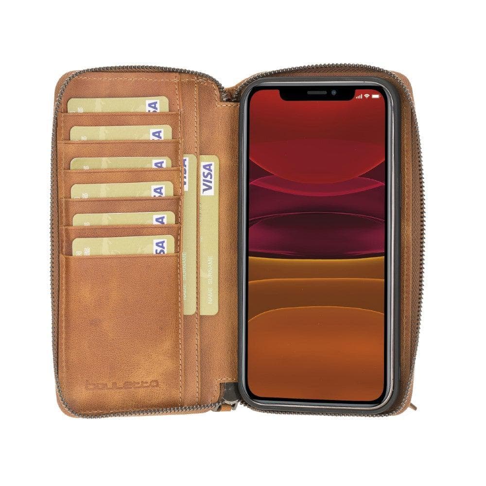 Mobile Phone Cases Pouch Magnetic Detachable Leather Wallet Cases for Apple İphone 12 Series Bouletta Shop