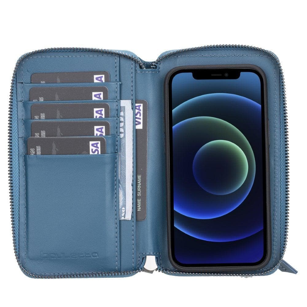 Mobile Phone Cases Pouch Magnetic Detachable Leather Wallet Cases for Apple İphone 12 Series Bouletta Shop