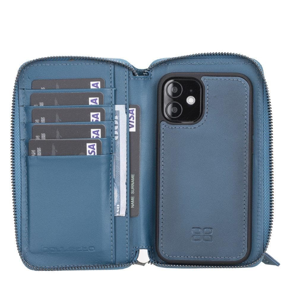 Mobile Phone Cases Pouch Magnetic Detachable Leather Wallet Cases for Apple İphone 12 Series Bouletta Shop