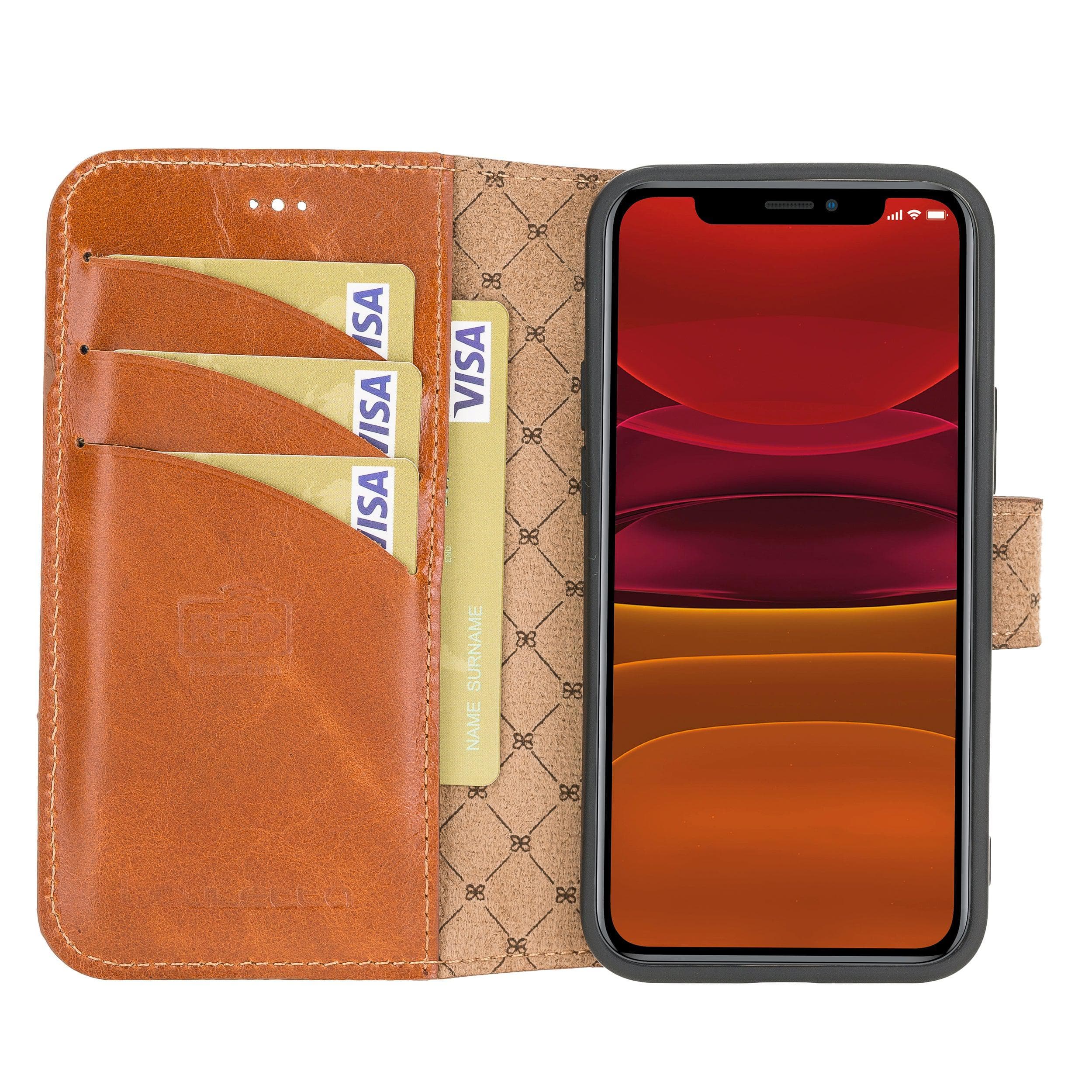 Mobile Phone Cases Wallet Folio With ID Slot Leather Wallet Cases for Apple İphone 12 Series Bouletta Shop