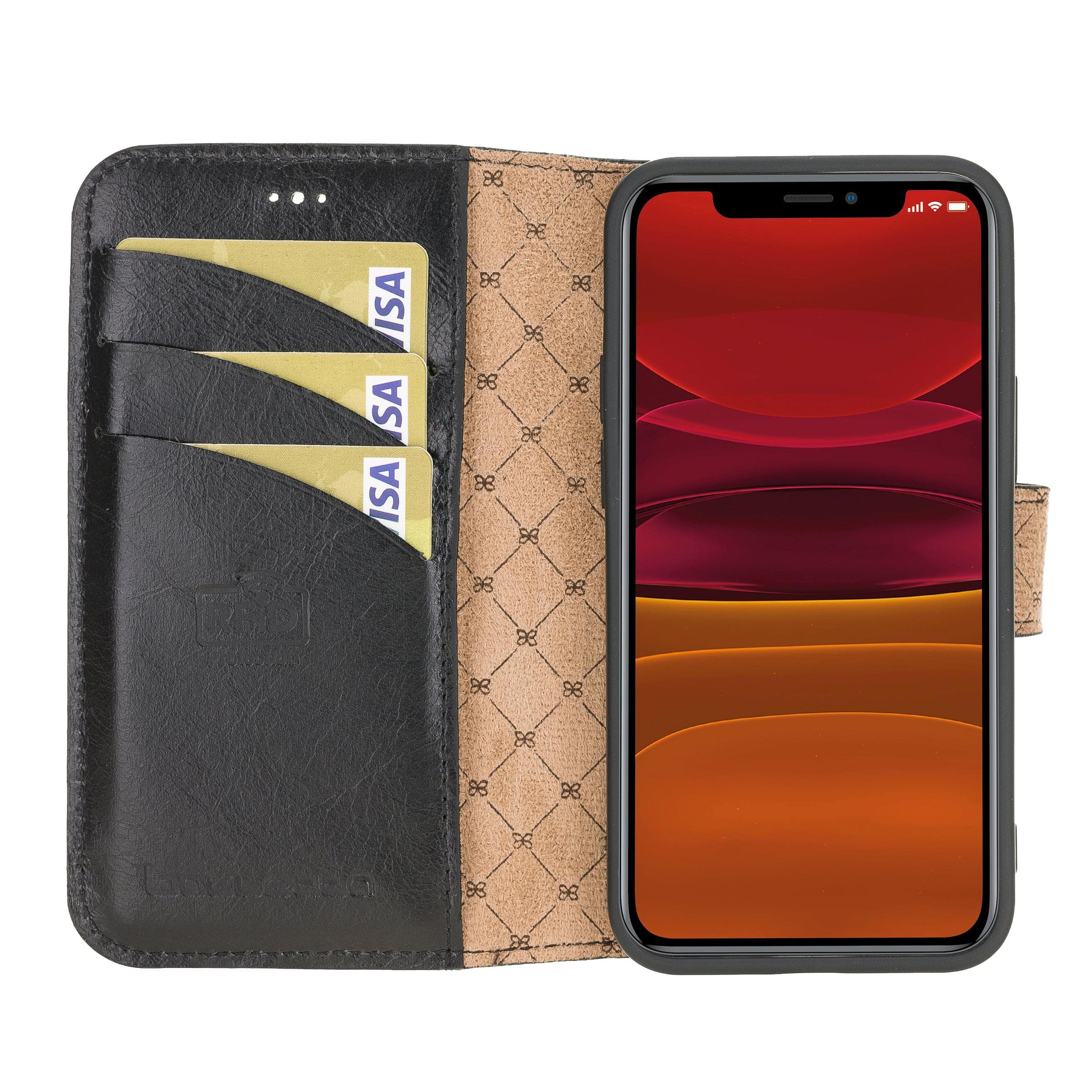 Mobile Phone Cases Wallet Folio With ID Slot Leather Wallet Cases for Apple İphone 12 Series Bouletta Shop