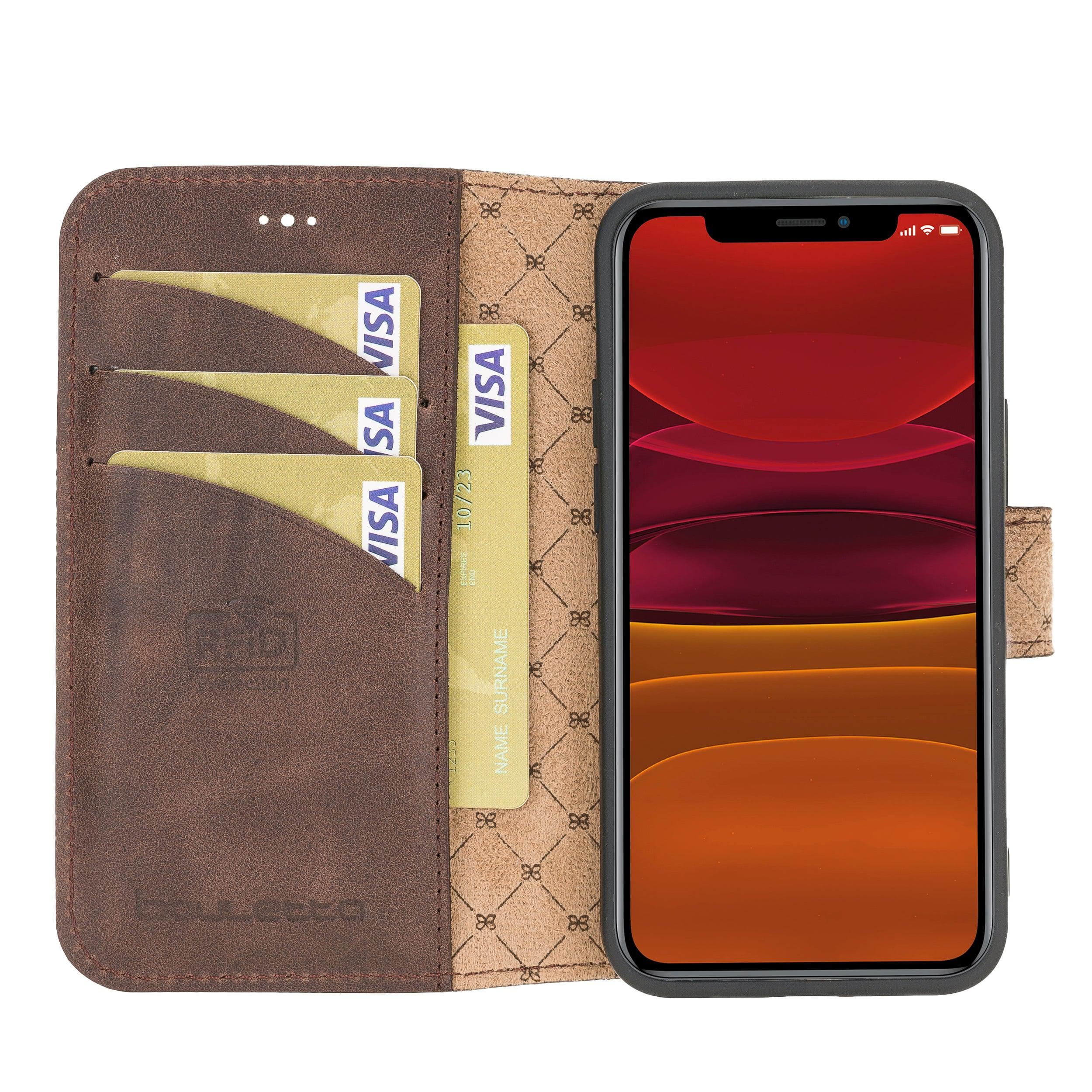 Mobile Phone Cases Wallet Folio With ID Slot Leather Wallet Cases for Apple İphone 12 Series Bouletta Shop
