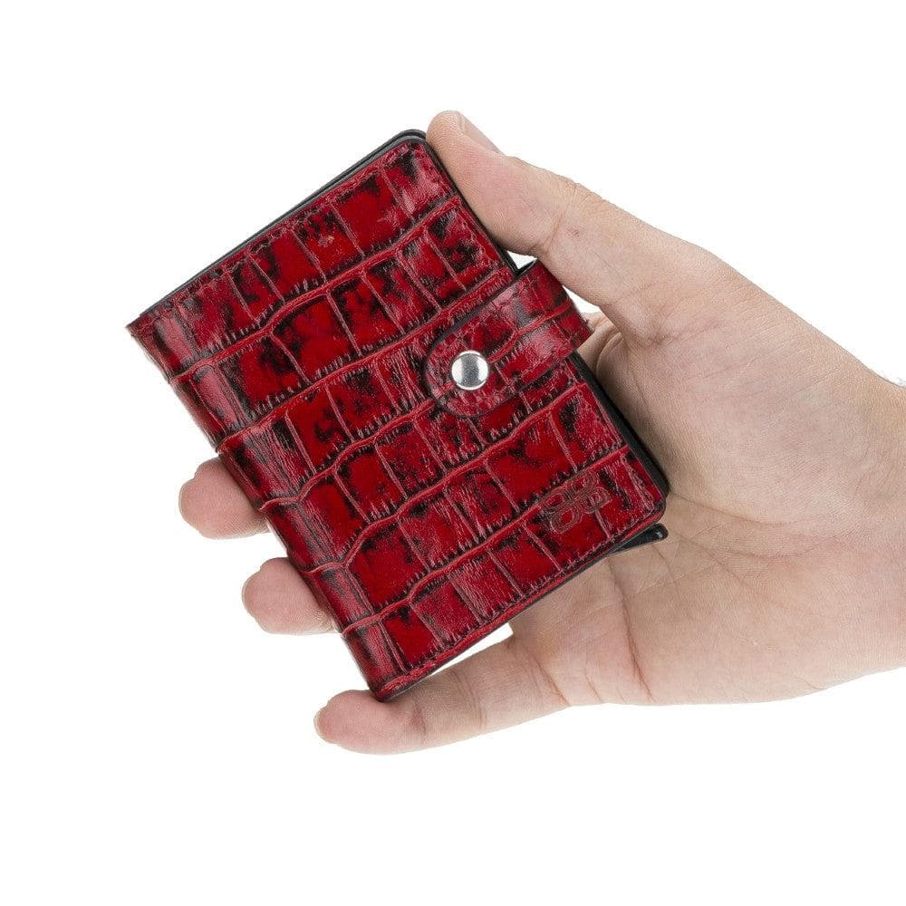 Palermo Zip Mechanical Leather Card Holder Bouletta LTD