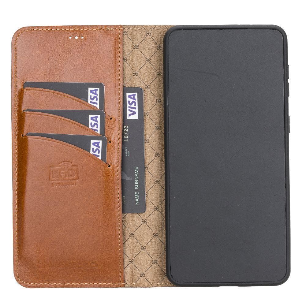 Phone Case Customizable Leather Case | Magnetic Detacable Wallet Model Bouletta Shop