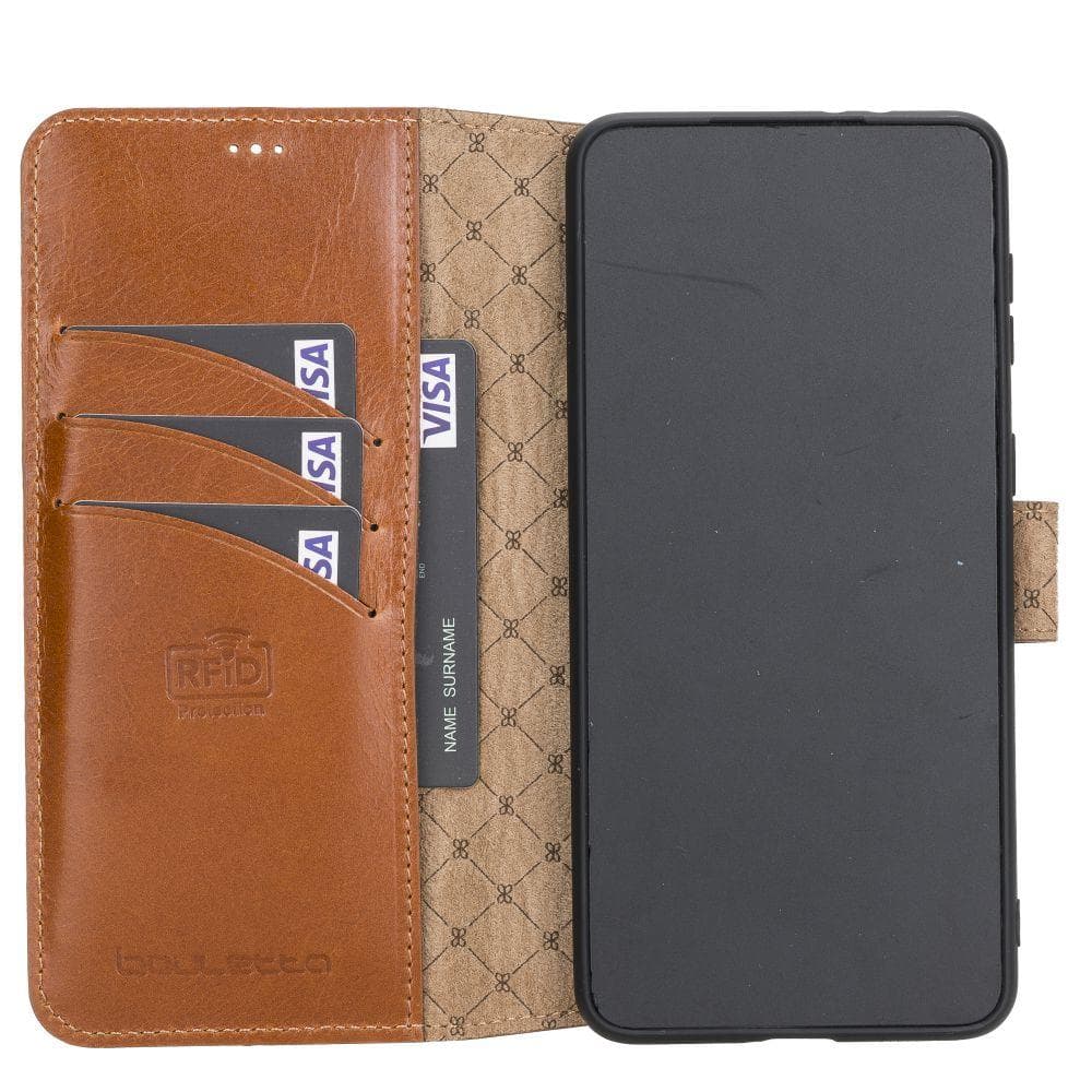 Phone Case Customizable Leather Case | Wallet Follio with ID Slot Model Bouletta Shop