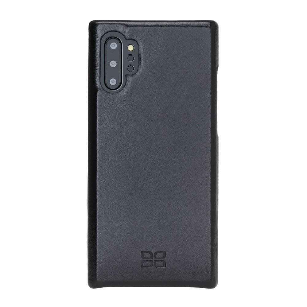 Phone Case F360 Leather Back Cover Case for Samsung Galaxy Note 10 Plus - Rustic Black Bouletta Shop