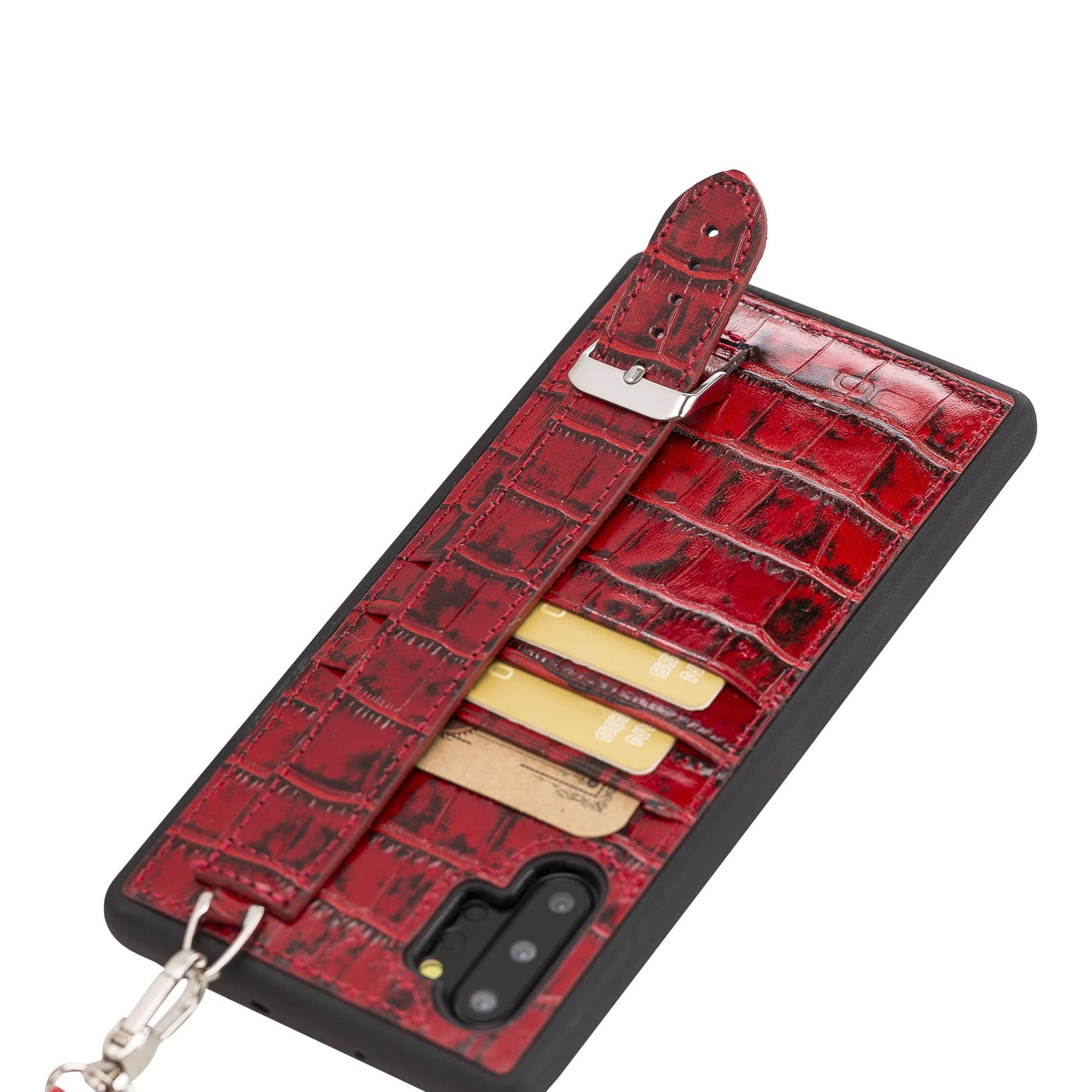 Phone Case Flex Cover Back Case Card Holder with Handle for Note 10 Plus - YK05 Bouletta Shop