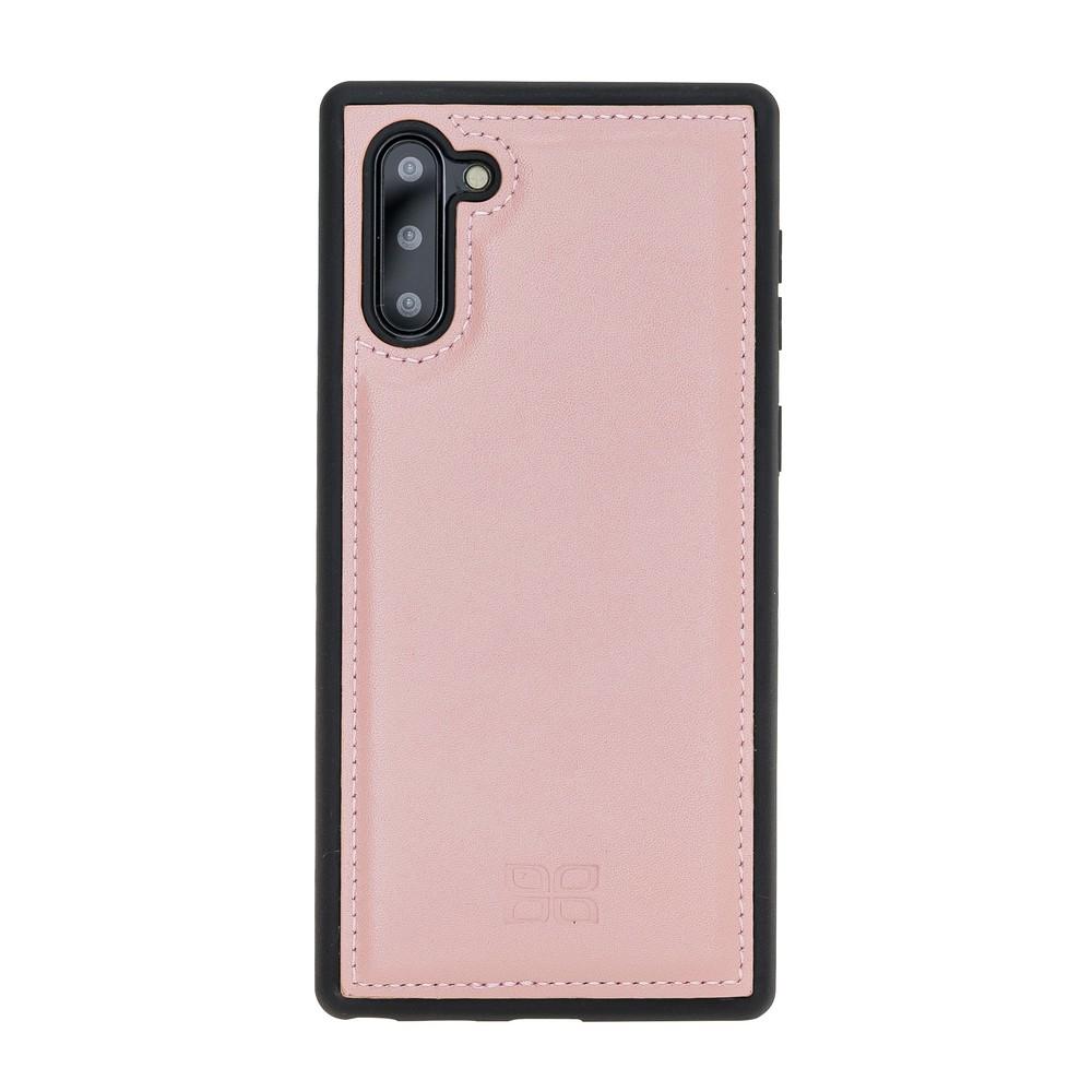 Phone Case Flex Cover Back Leather Case for Samsung Galaxy Note 10 - Nude Pink Bouletta Shop