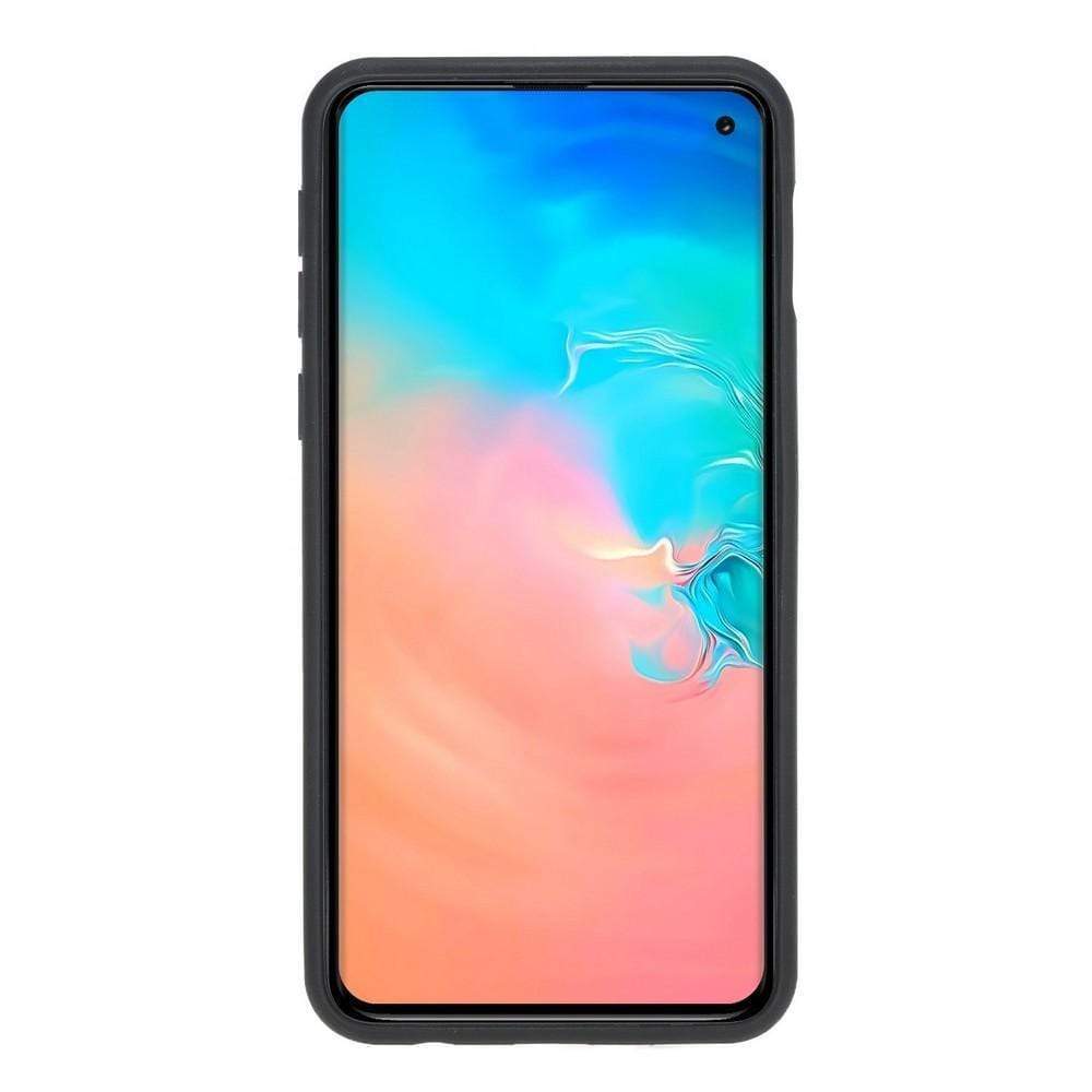 Phone Case Flex Cover Back Leather Case for Samsung Galaxy S10e Essential - Rustic Tan with Effect Bouletta Shop