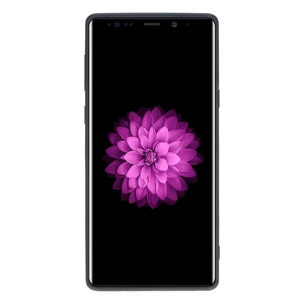 Phone Case Flex Cover Back Leather Case for Samsung Note 9 - Vegetal Black Bouletta Shop