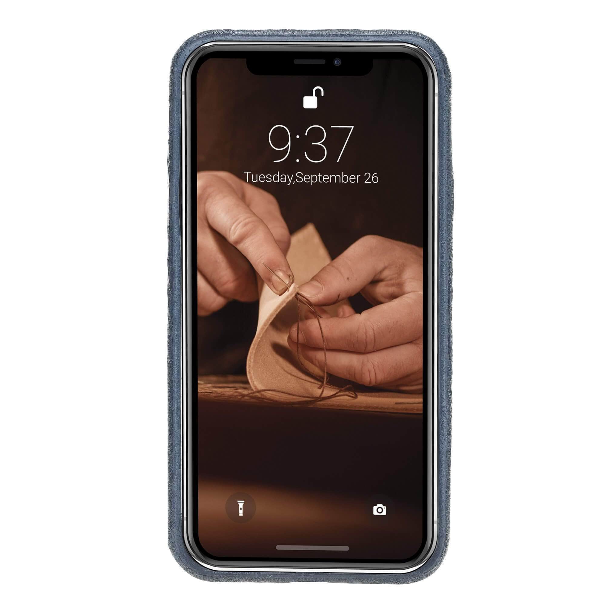 Apple iPhone X Serie Leder-Ultra-Cover mit Kreditkartenfächern